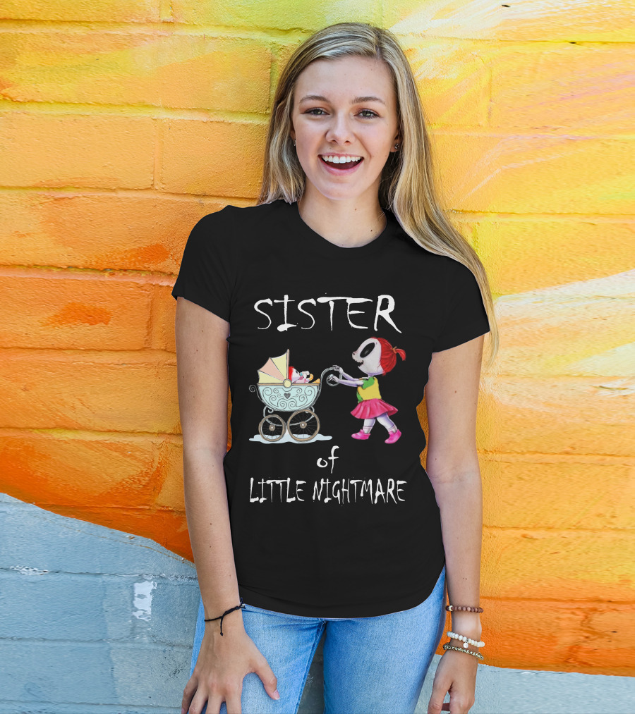 Sister Of Little Nightmare Skeleton Doll With Pram T-Shirt