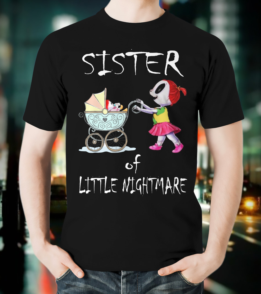 Sister Of Little Nightmare Skeleton Doll With Pram T-Shirt