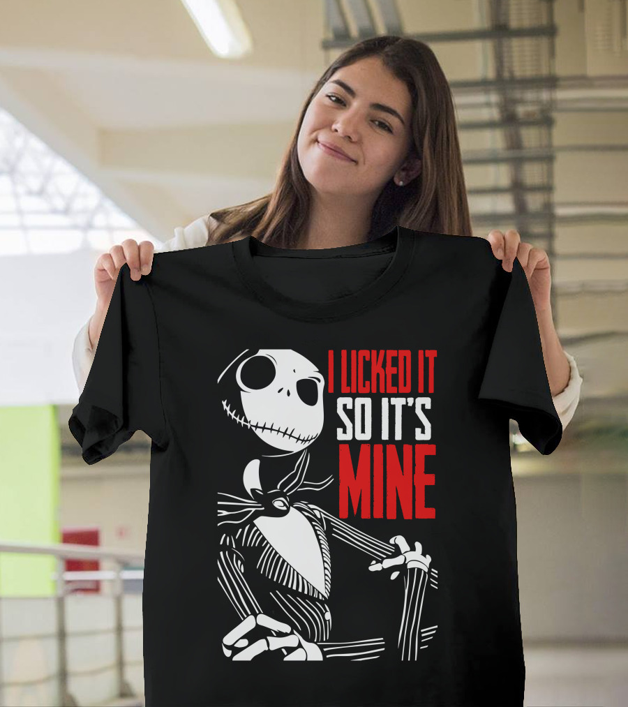 I Licked It So It's Mine Nightmare Large Character T-Shirt