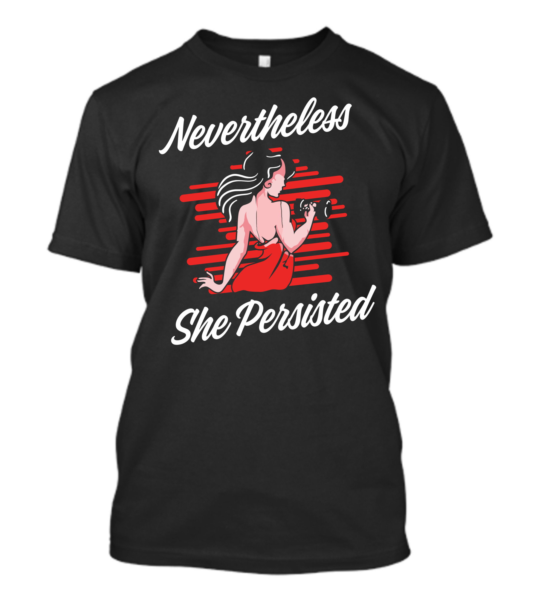 Nevertheless She Persisted Retro Feminism Empowerment T-Shirt