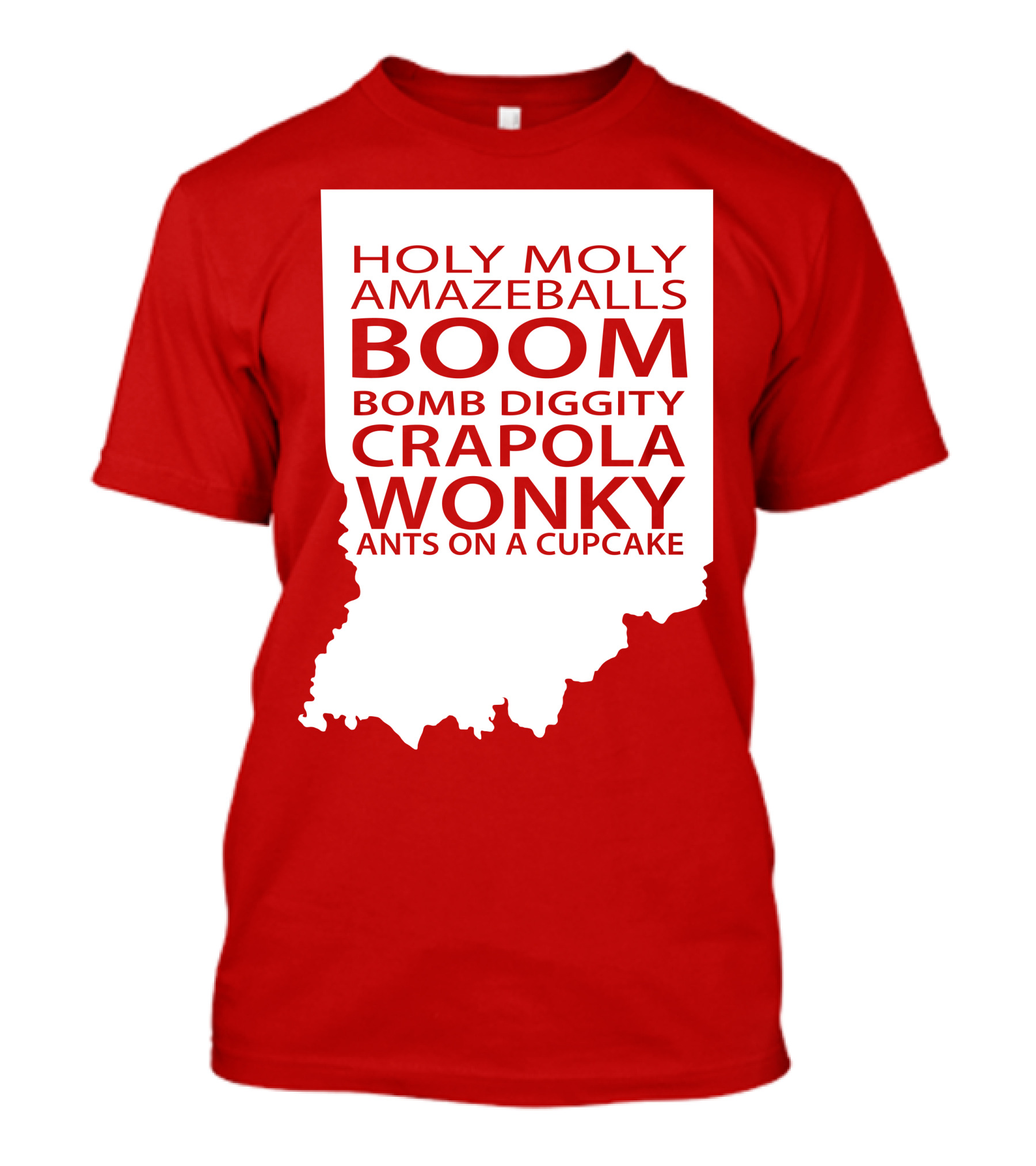 Holy Moly Amazeballs Boom Bomb Diggity Crapola Wonky Ants On A Cupcake T-Shirt