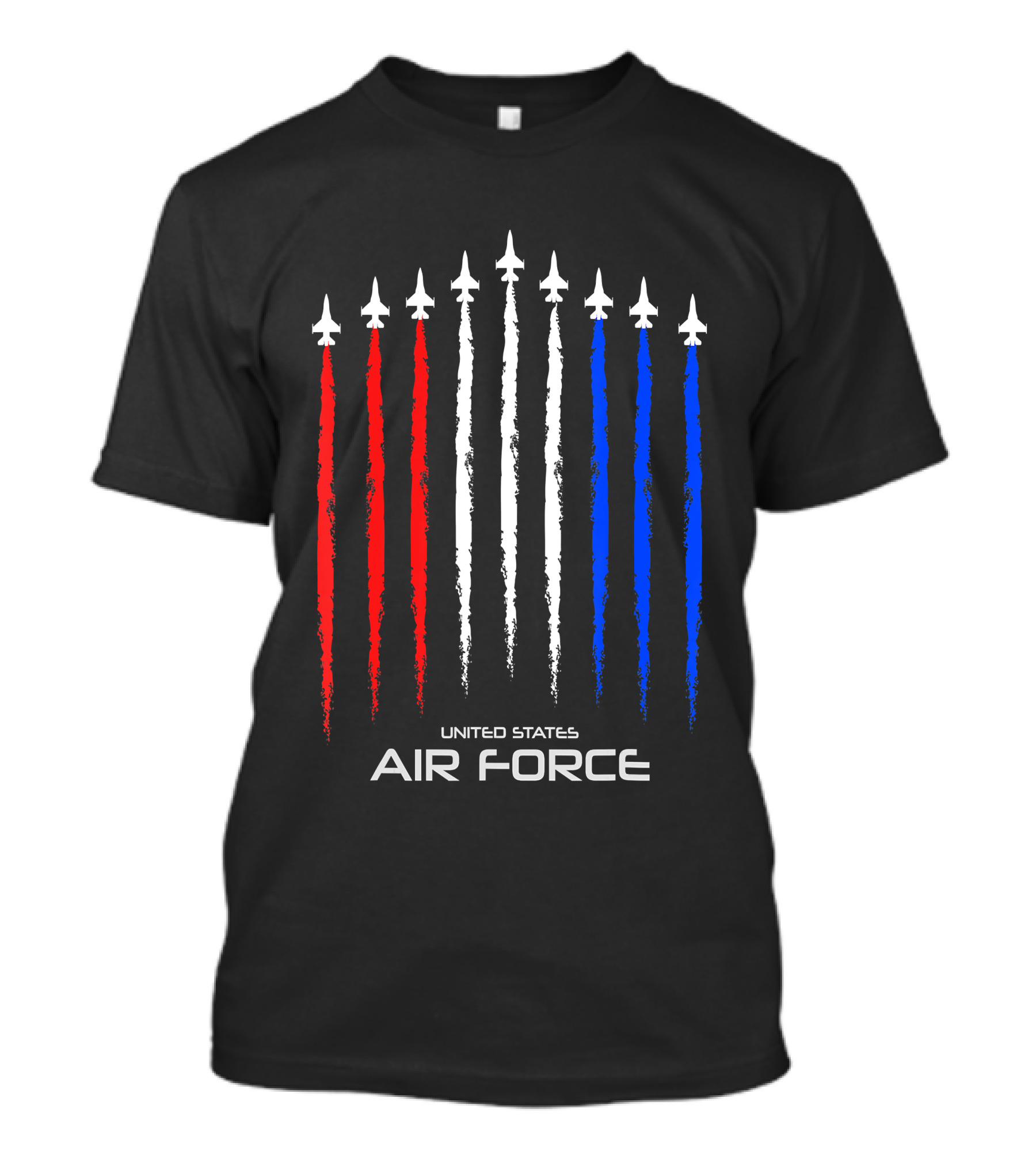 United States Air Force American Flag Jets T-Shirt