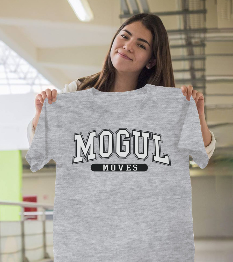 Mogul Moves Athletic Style Lettering T-Shirt