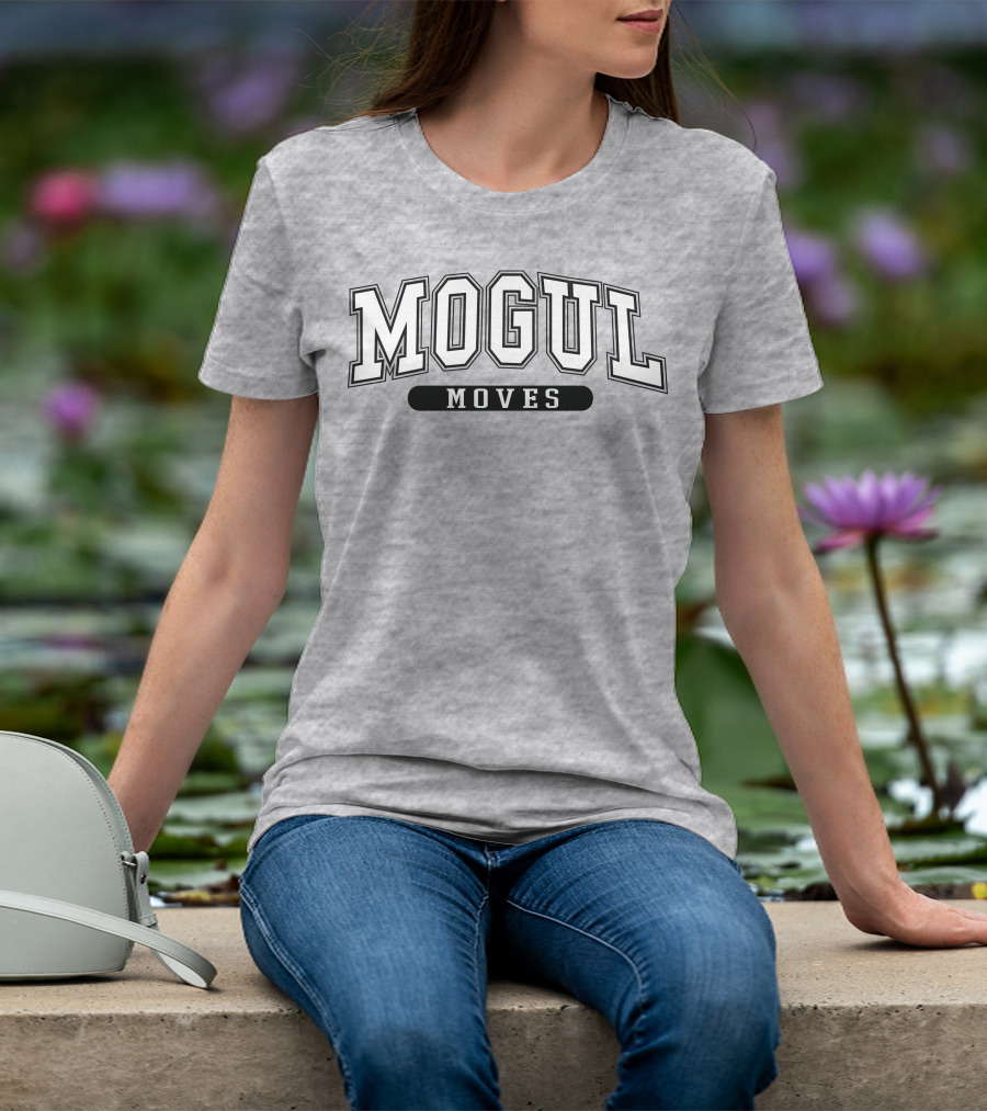 Mogul Moves Athletic Style Lettering T-Shirt