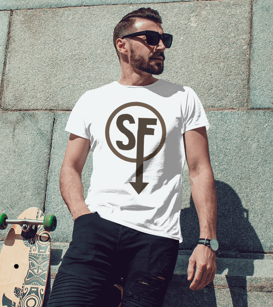 Sally Face SF Logo Circle Arrow T-Shirt