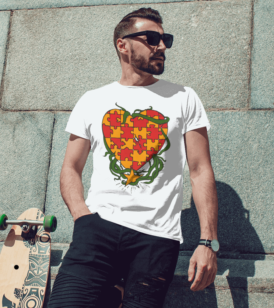 Gallery Dept Heart Puzzle And Vine T-Shirt