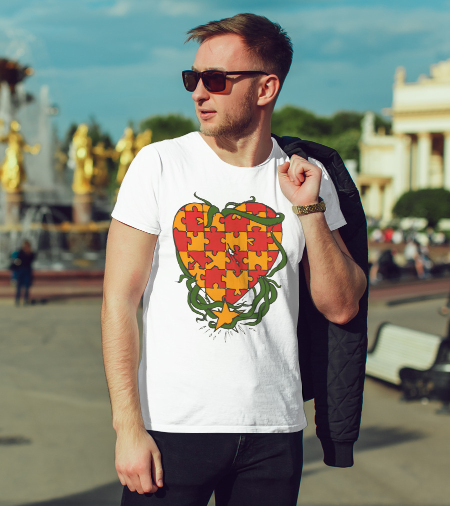 Gallery Dept Heart Puzzle And Vine T-Shirt