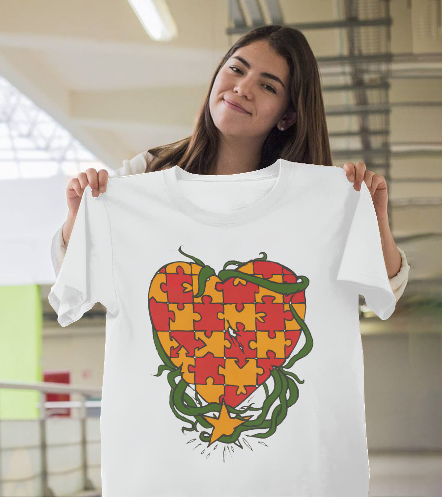 Gallery Dept Heart Puzzle And Vine T-Shirt
