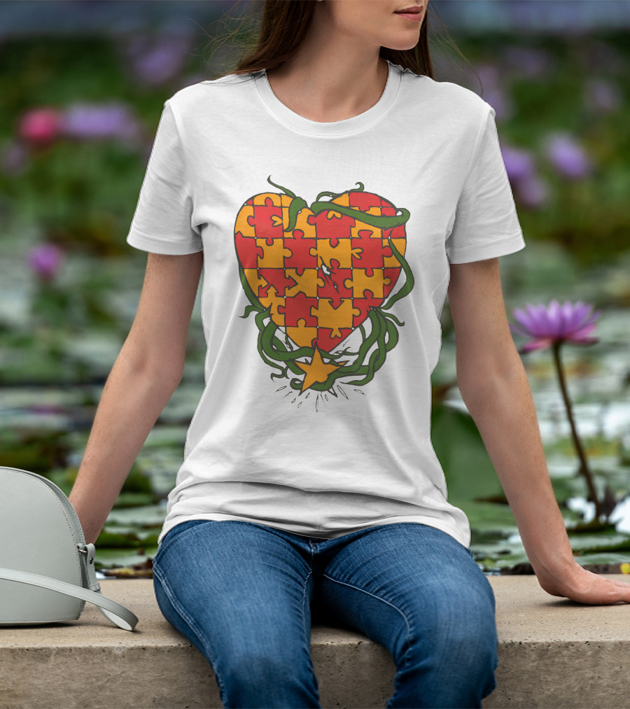 Gallery Dept Heart Puzzle And Vine T-Shirt