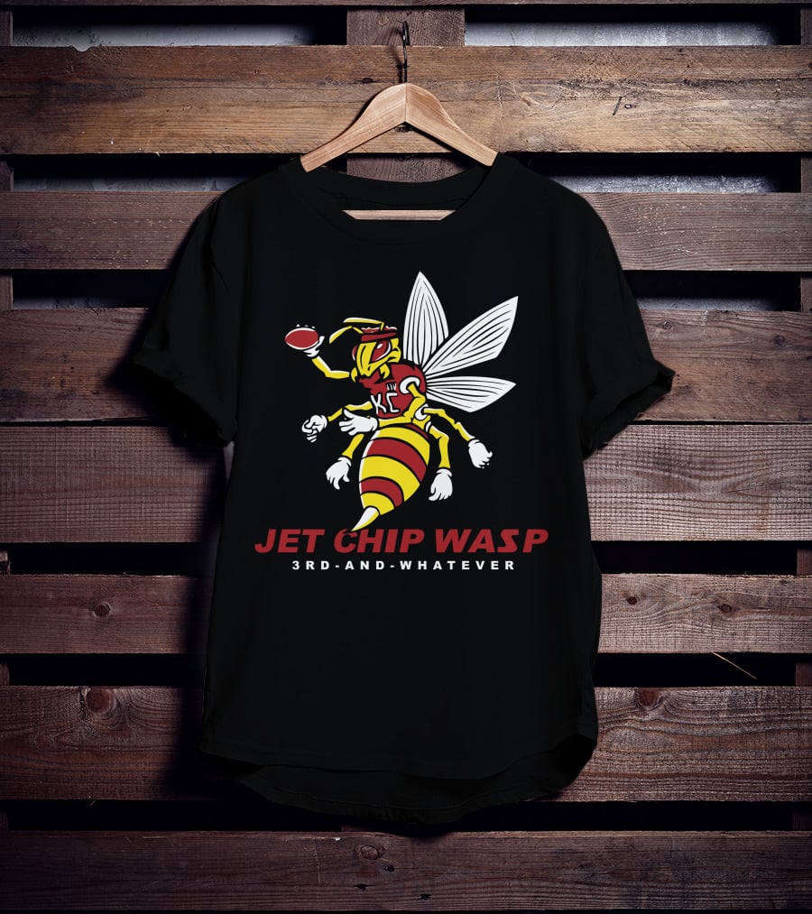 KC Chiefs Jet Chip Wasp 3rd And Whatever T-Shirt