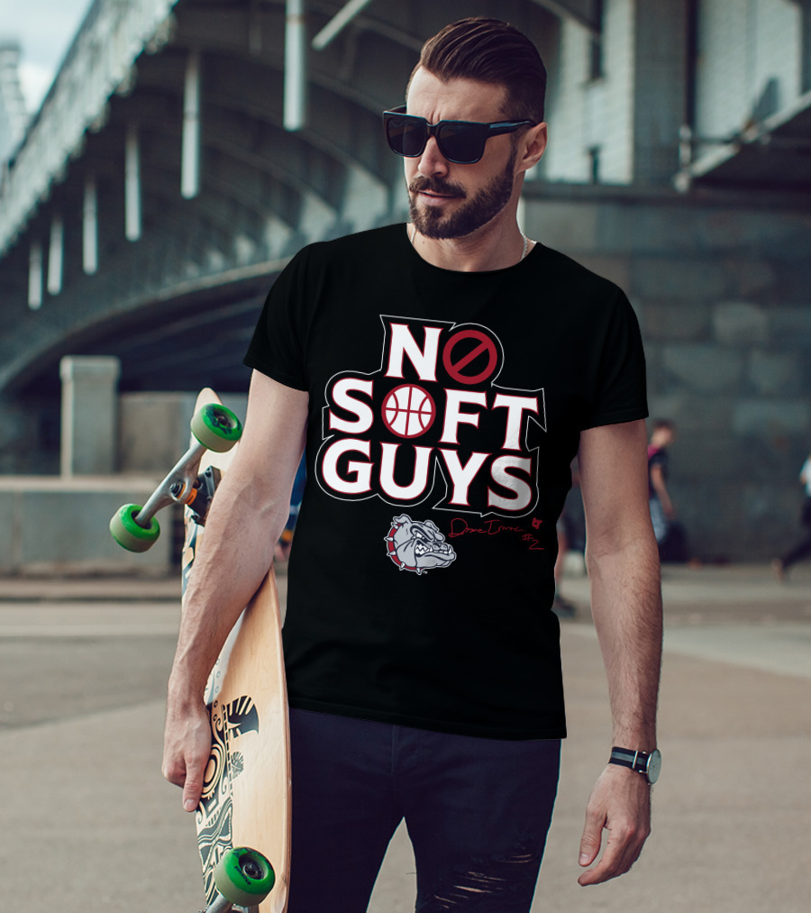 No Soft Guys Drew Timme #2 Bulldog Basketball T-Shirt