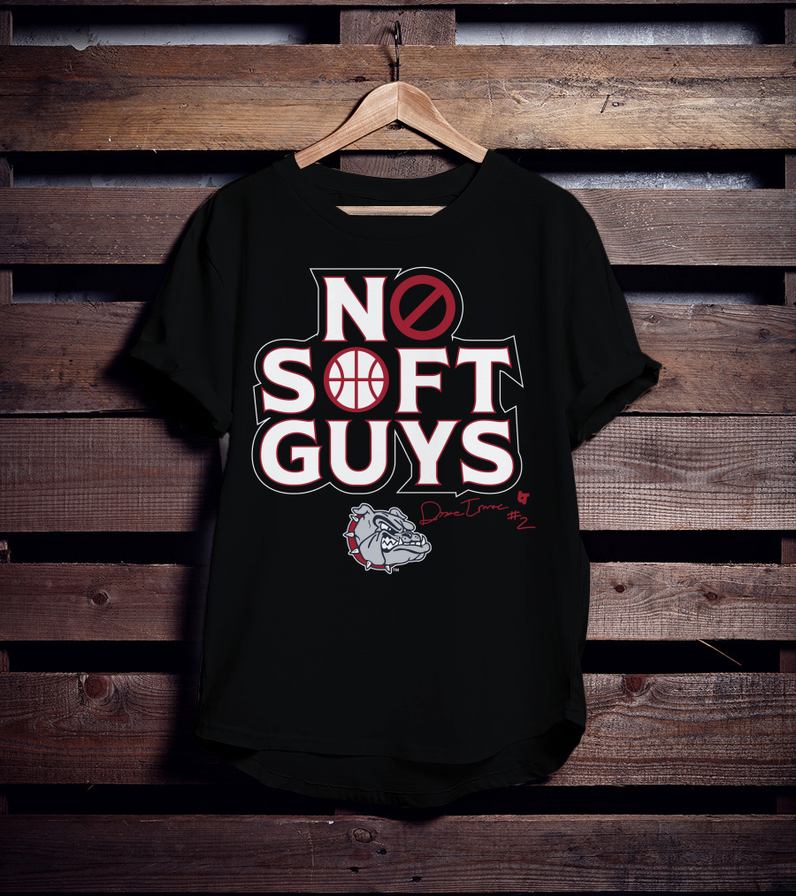 No Soft Guys Drew Timme #2 Bulldog Basketball T-Shirt