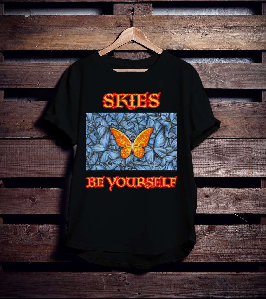 Skies Be Yourself Butterfly Blue And Orange Lil Skies Merch T-Shirt