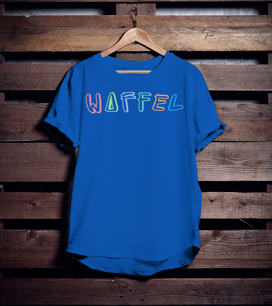 Sturmwaffel Colorful Neon Lettering T-Shirt