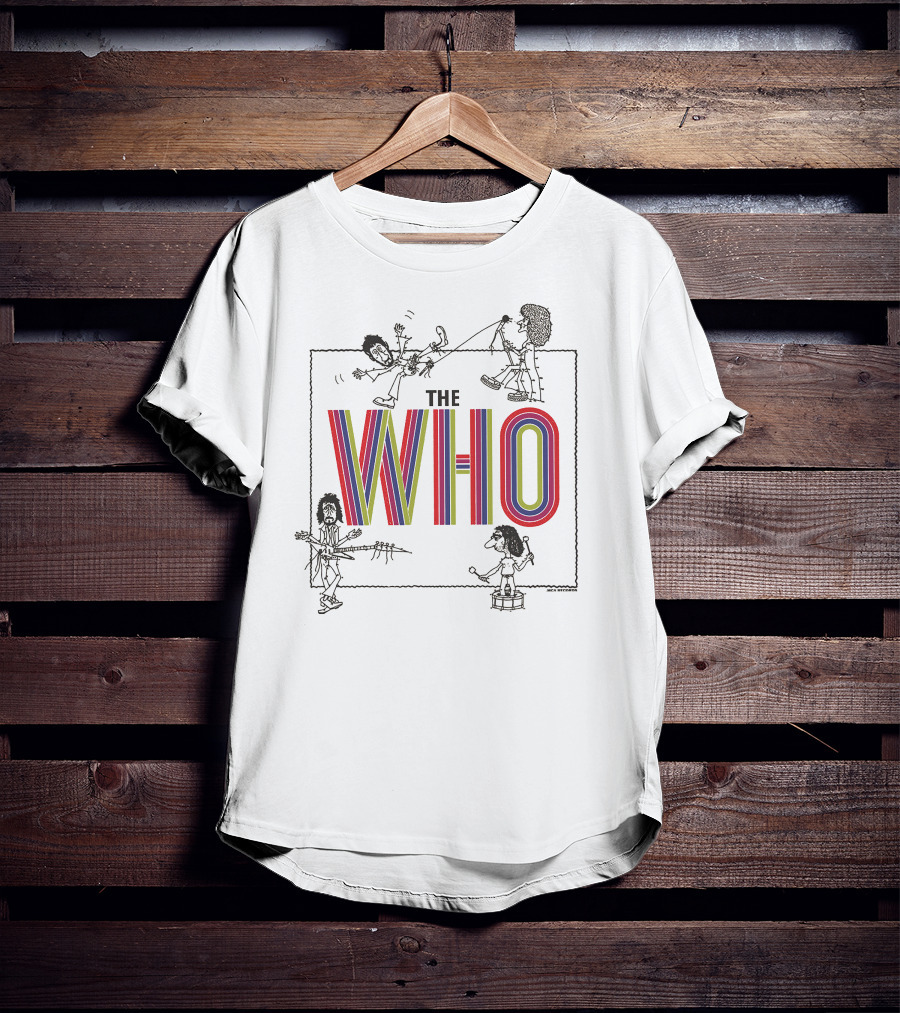 BNTW140707BN The Who Cartoon Band Members T-Shirt