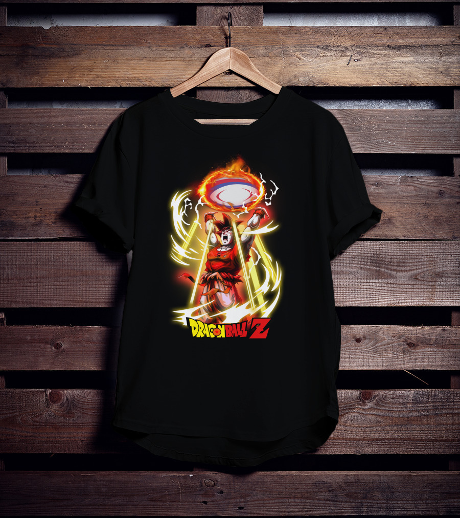 Dragon Ball Z Goku Spirit Bomb NRL Fans T-Shirt