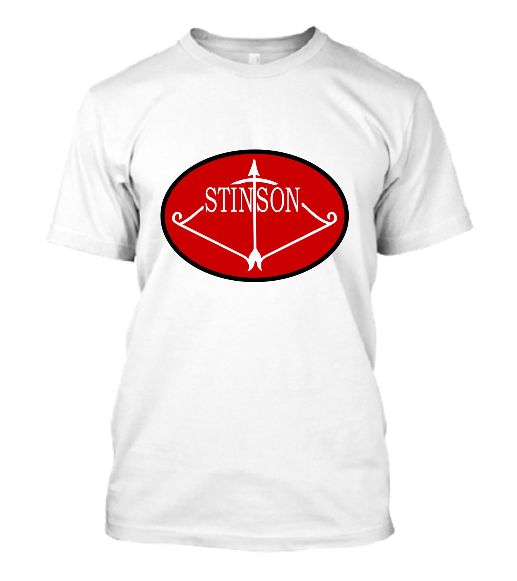 Stinson Aircraft Company Red Oval Emblem T-Shirt