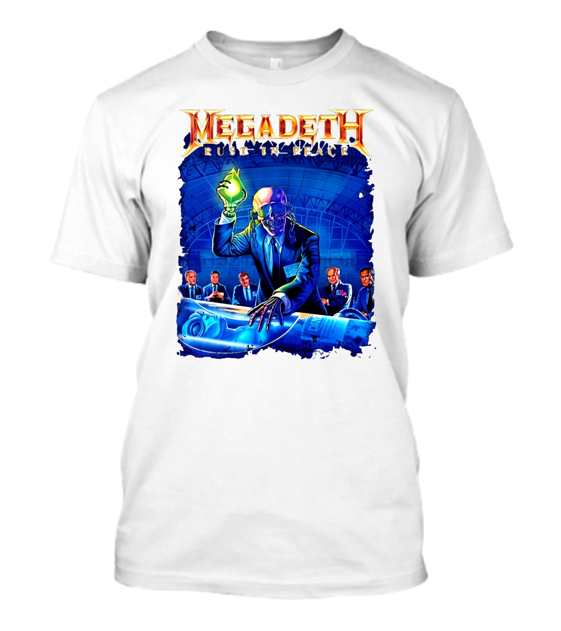 Plus Size Megadeth Rust In Peace M234xl M494 Raglan Summer T-Shirt