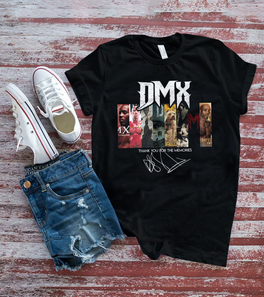 DMX Thank You For The Memories Album Covers Collage T-Shirt