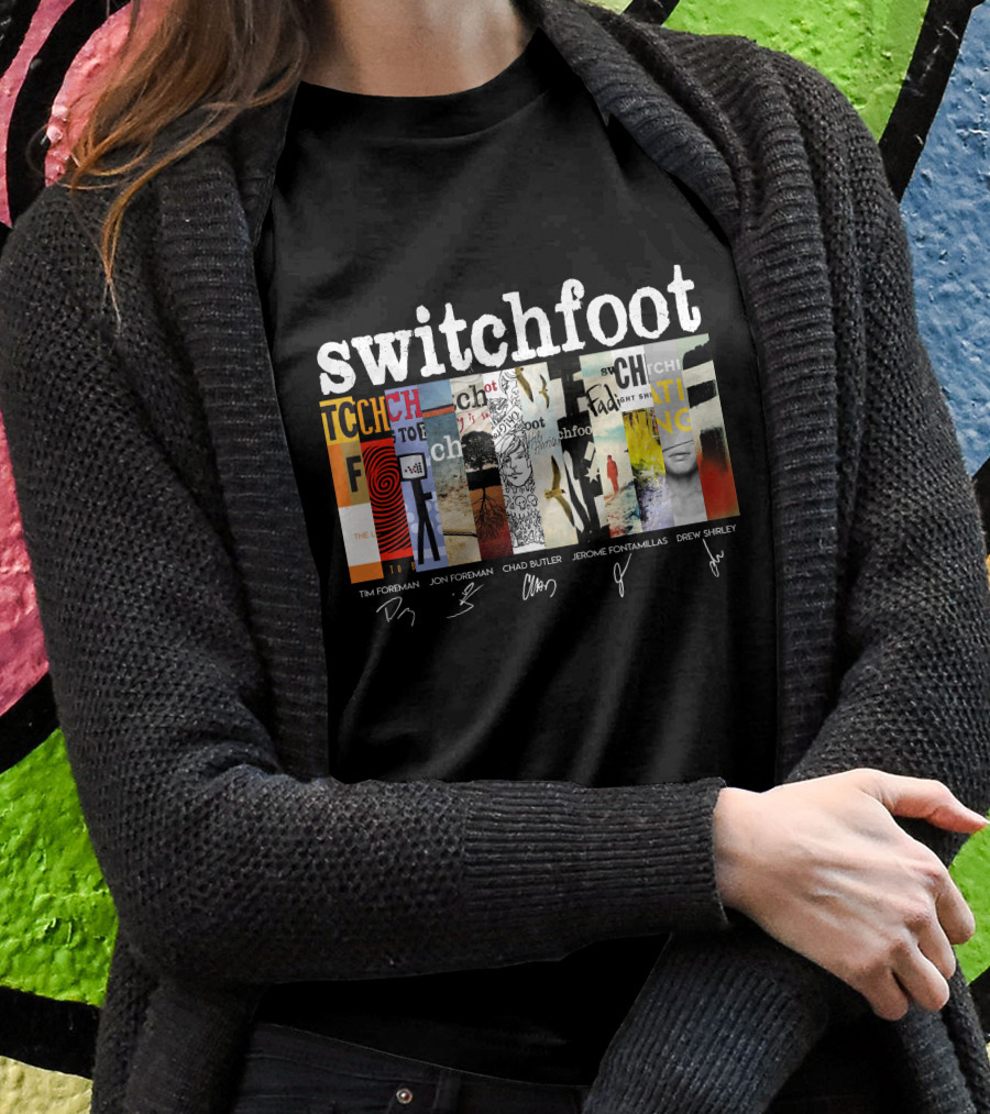 Switchfoot Albums Tim Foreman Jon Foreman Chad Butler Jerome Fontamillas Drew Shirley T-Shirt