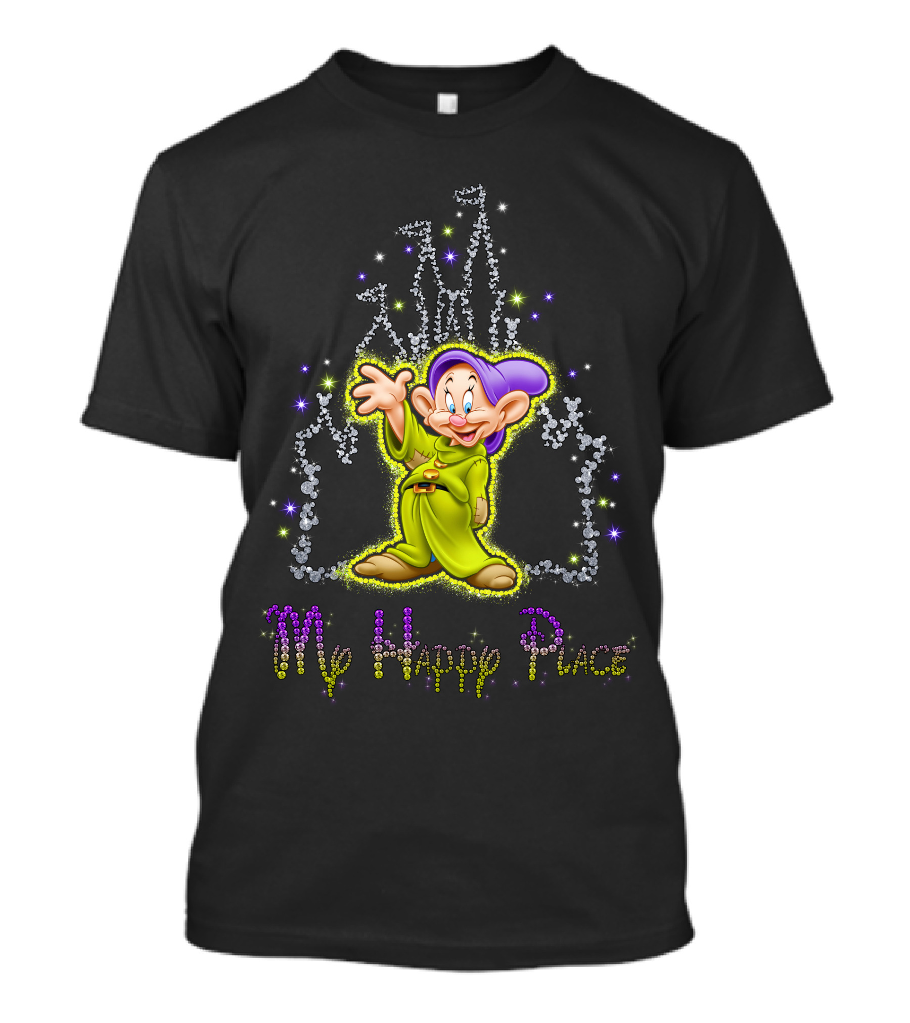 Dopey My Happy Place Sparkling Castle T-Shirt