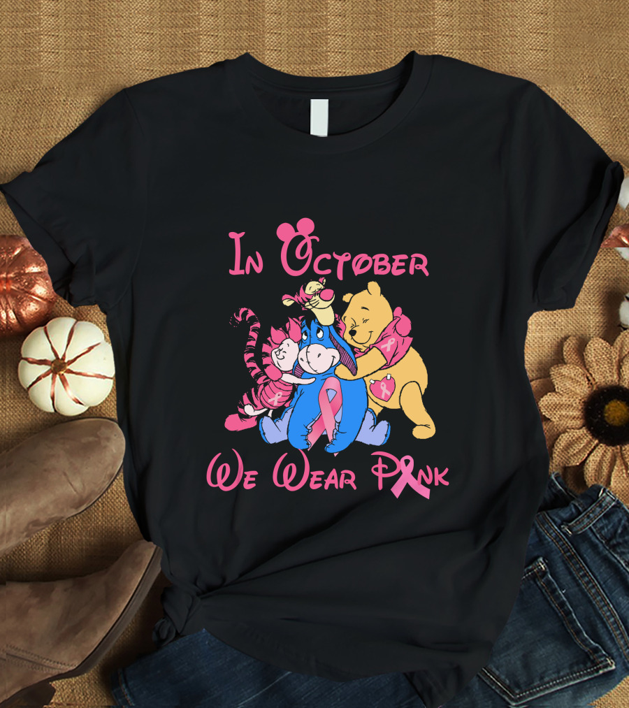 In October We Wear Pink EY And Friends T-Shirt