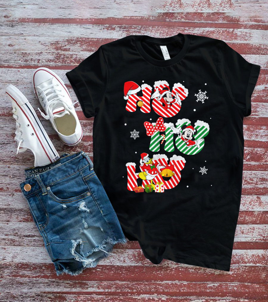 MK And DN Christmas Ho Ho Ho Holiday Fun T-Shirt
