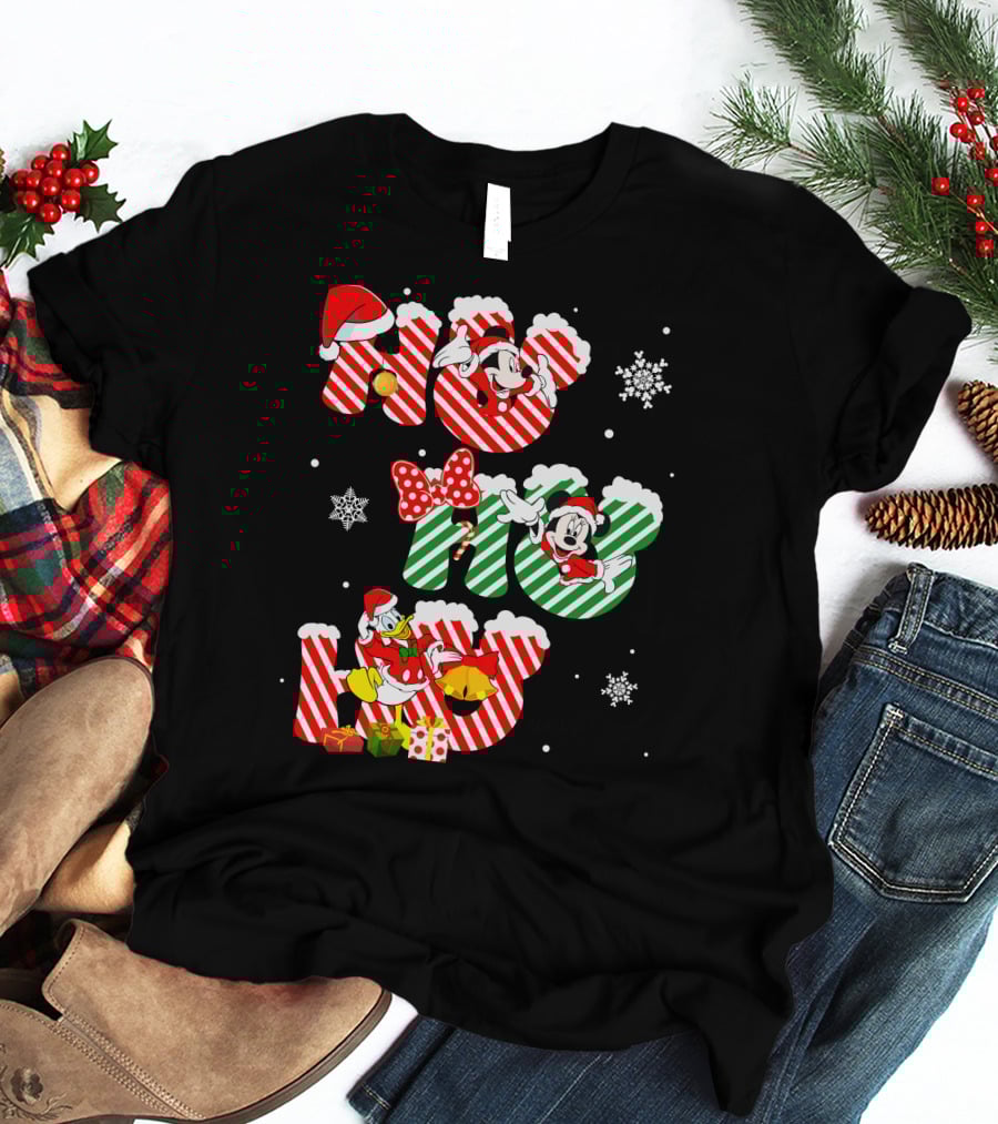 MK And DN Christmas Ho Ho Ho Holiday Fun T-Shirt