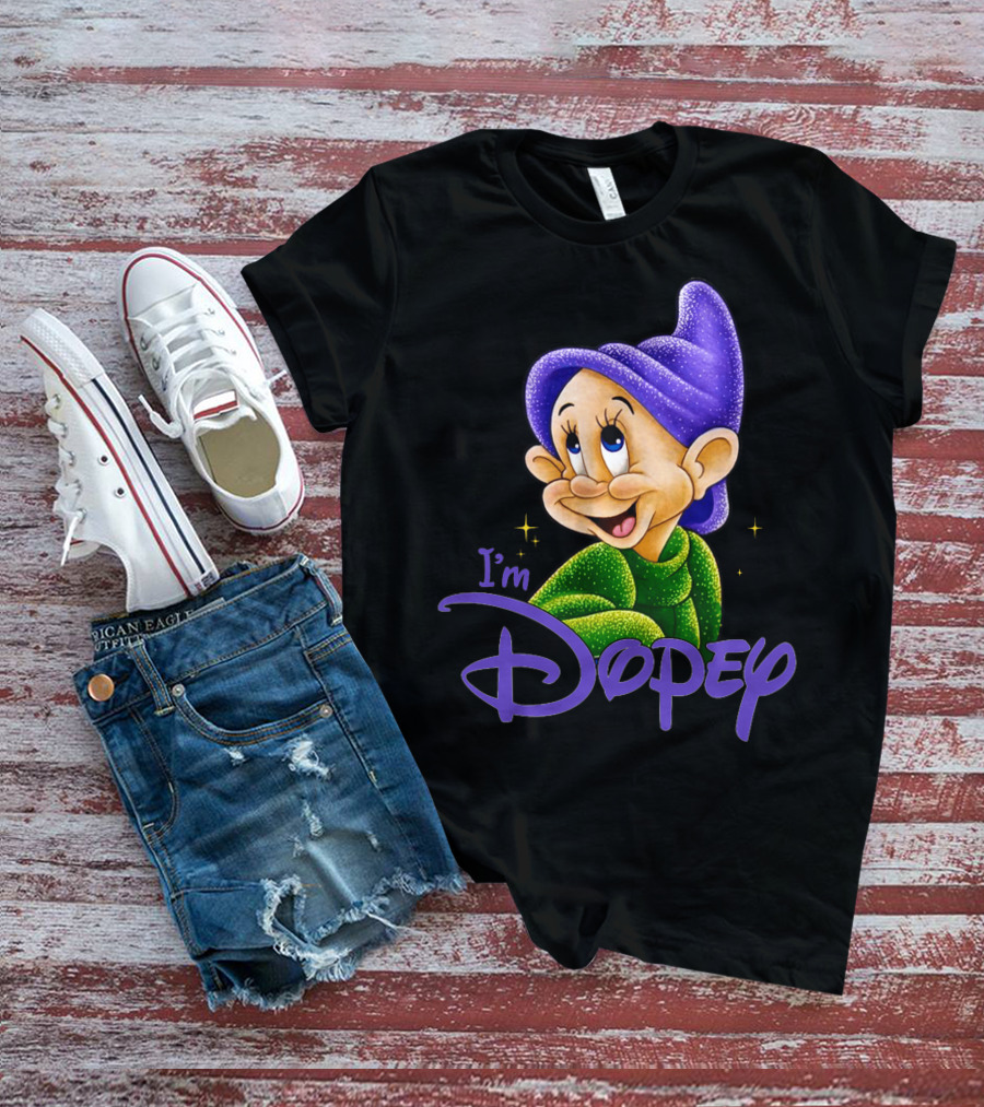 I'm Dopey Disney Character Sparkling T-Shirt