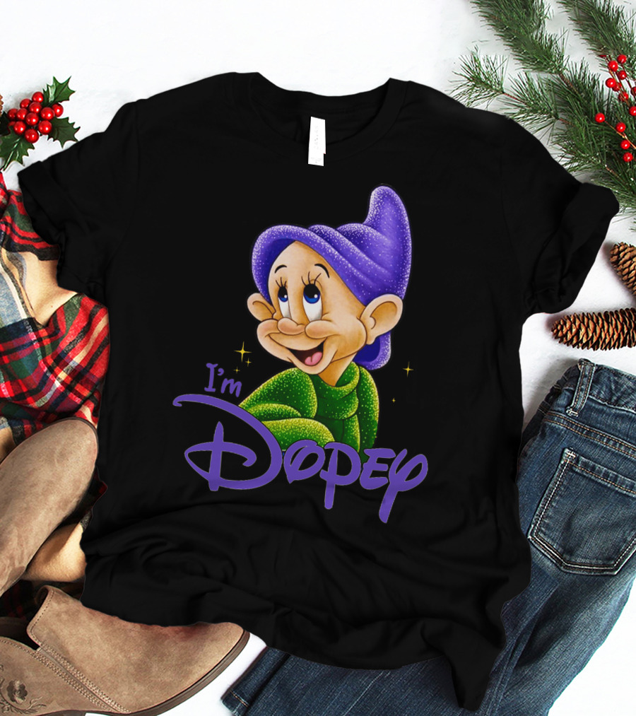 I'm Dopey Disney Character Sparkling T-Shirt