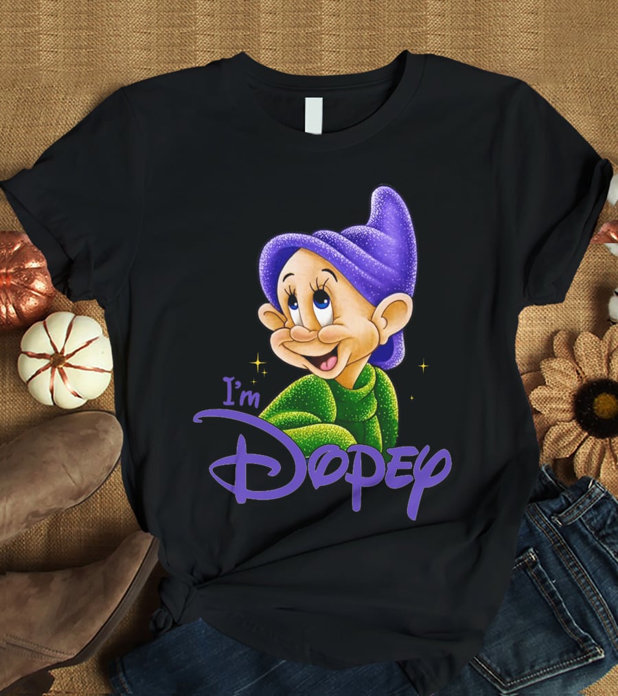 I'm Dopey Disney Character Sparkling T-Shirt