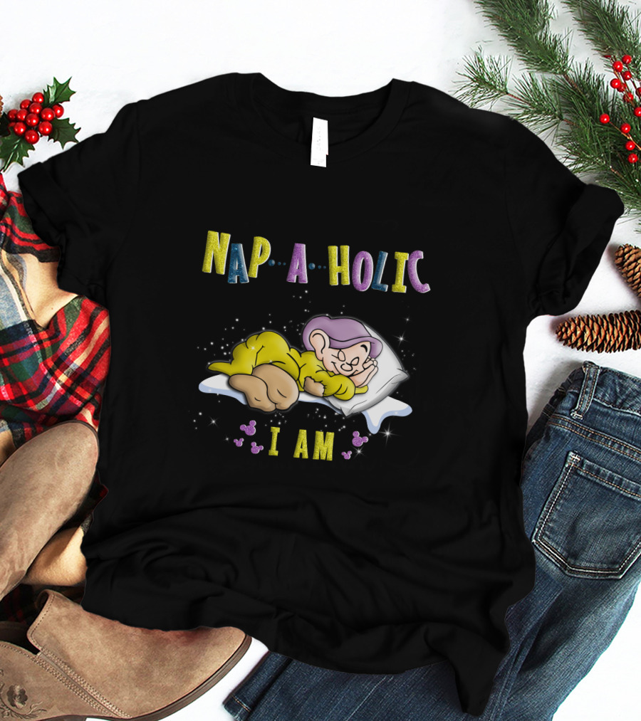 Napaholic I Am Dopey Sleeping Iconic T-Shirt