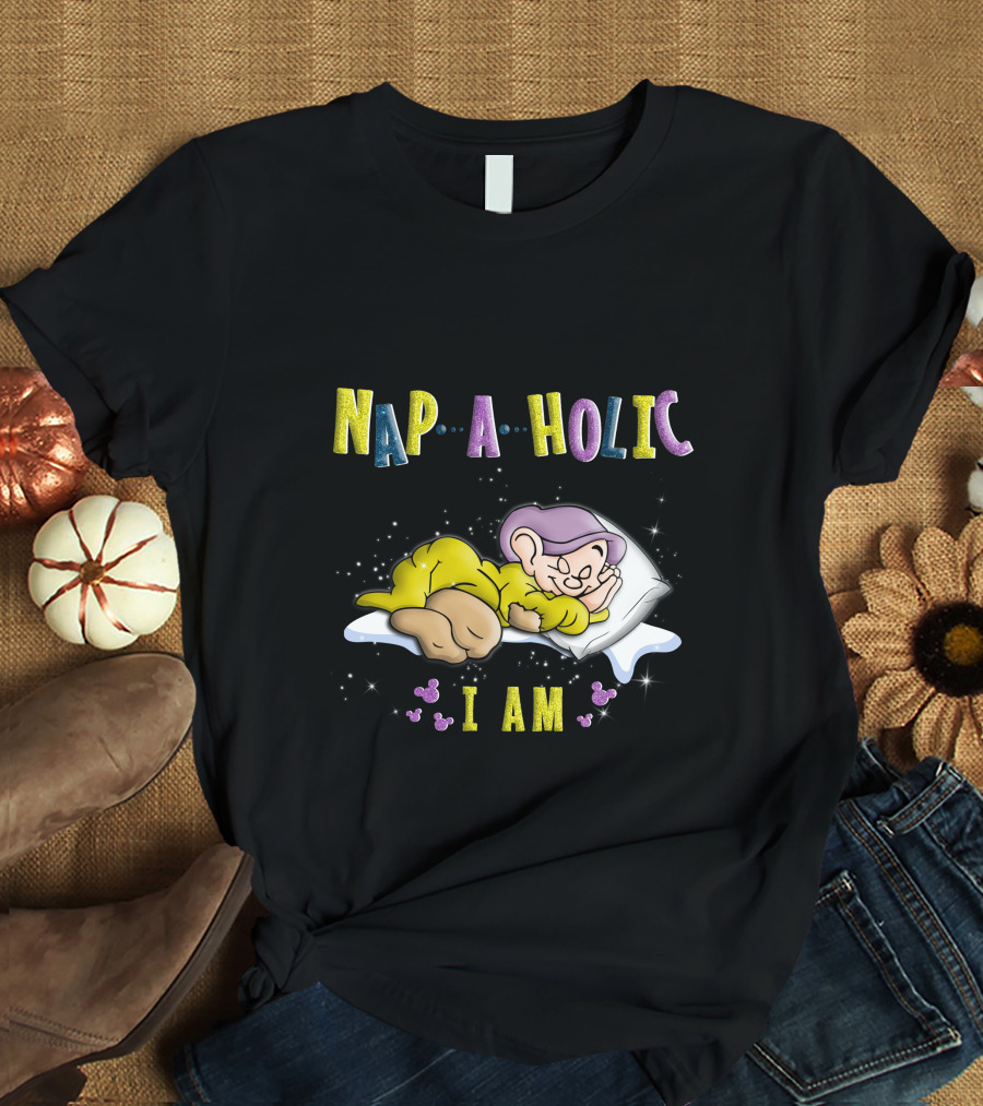 Napaholic I Am Dopey Sleeping Iconic T-Shirt