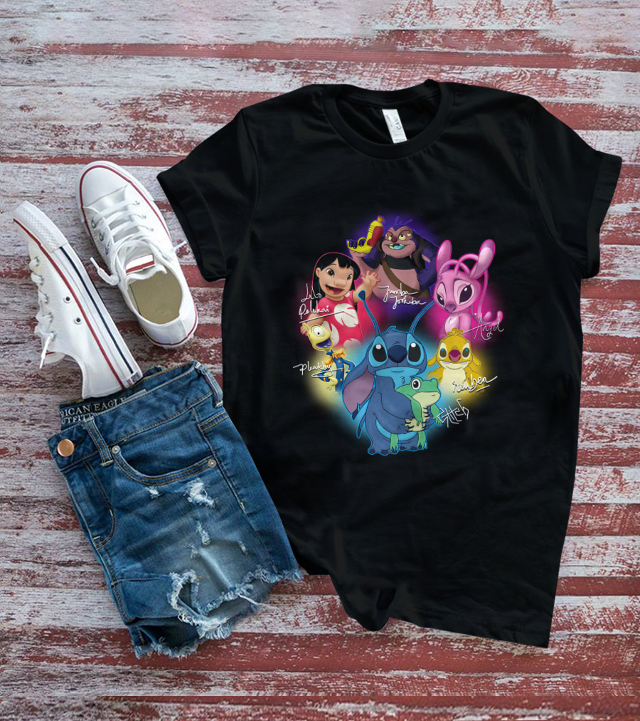ST Signature Stitch Lilo Plokai Jumbaa Angel Reuben T-Shirt