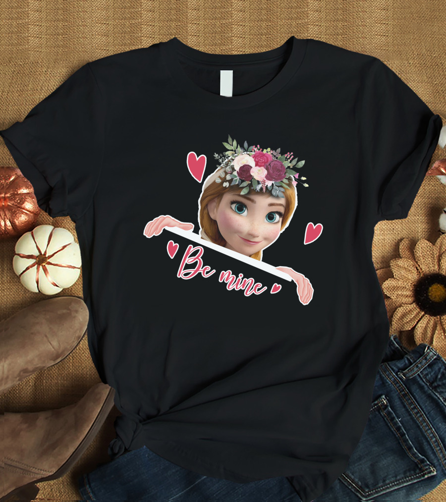 Be Mine Anna Floral Heart T-Shirt