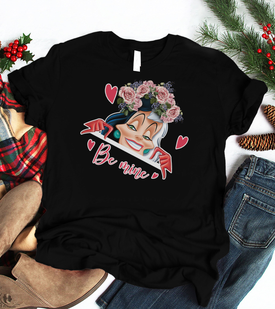 Cruella Be Mine Roses Hearts T-Shirt