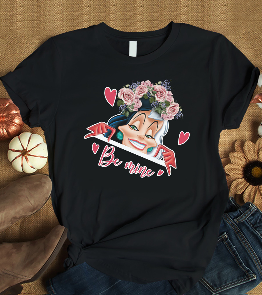 Cruella Be Mine Roses Hearts T-Shirt