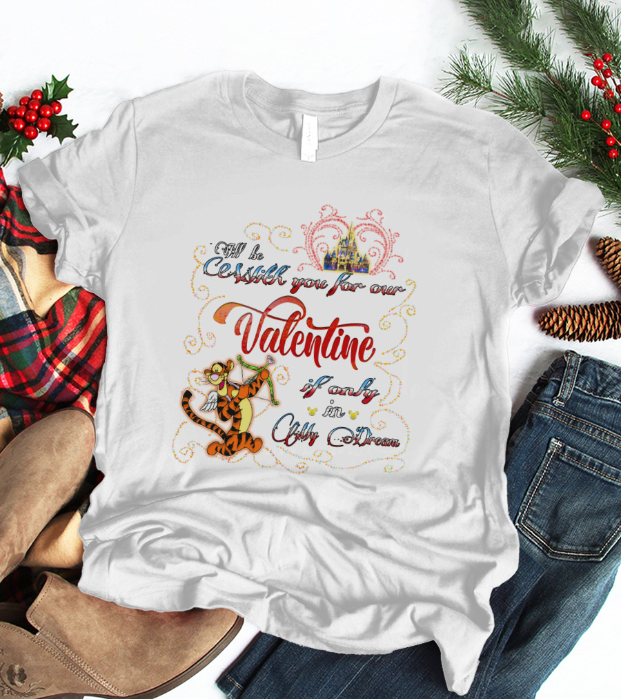 Valentine Castle Tigger Cupid Dream Wishes T-Shirt