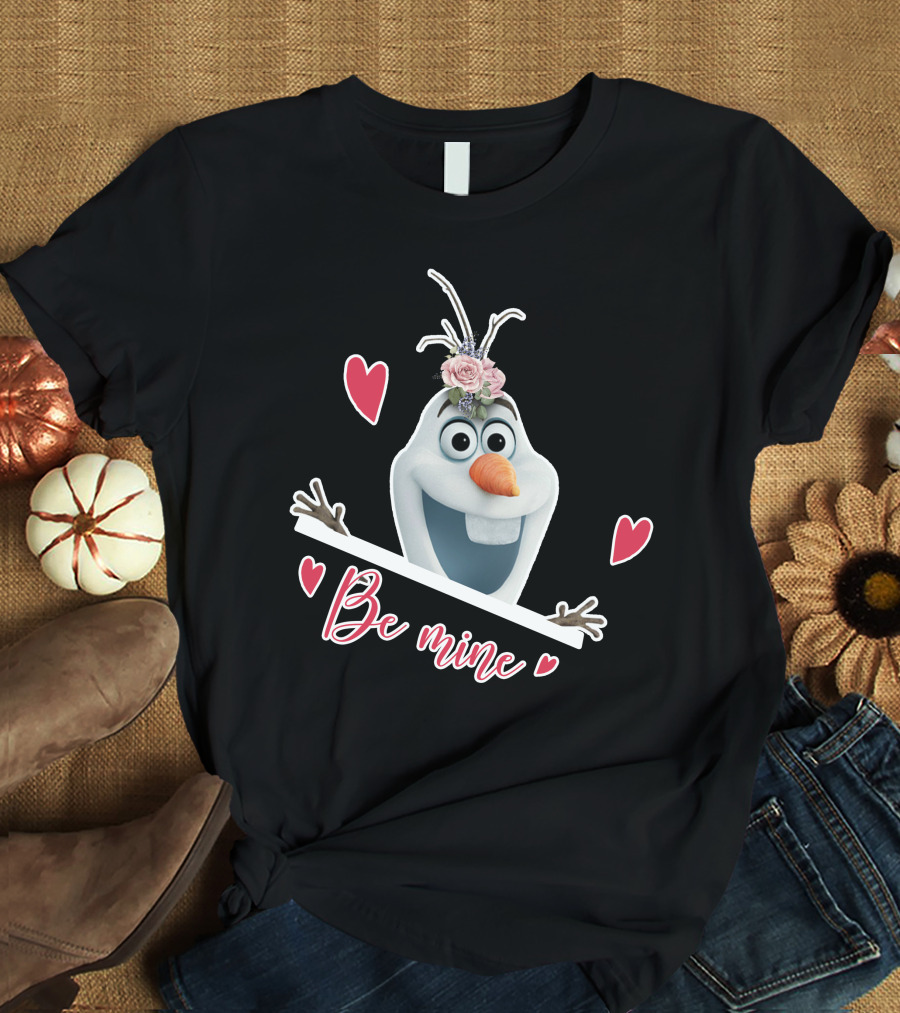 Olaf Be Mine Frozen Valentine's Day Hearts T-Shirt