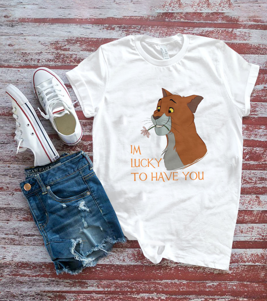 Thomas O'Malley Aristocats I'm Lucky To Have You T-Shirt