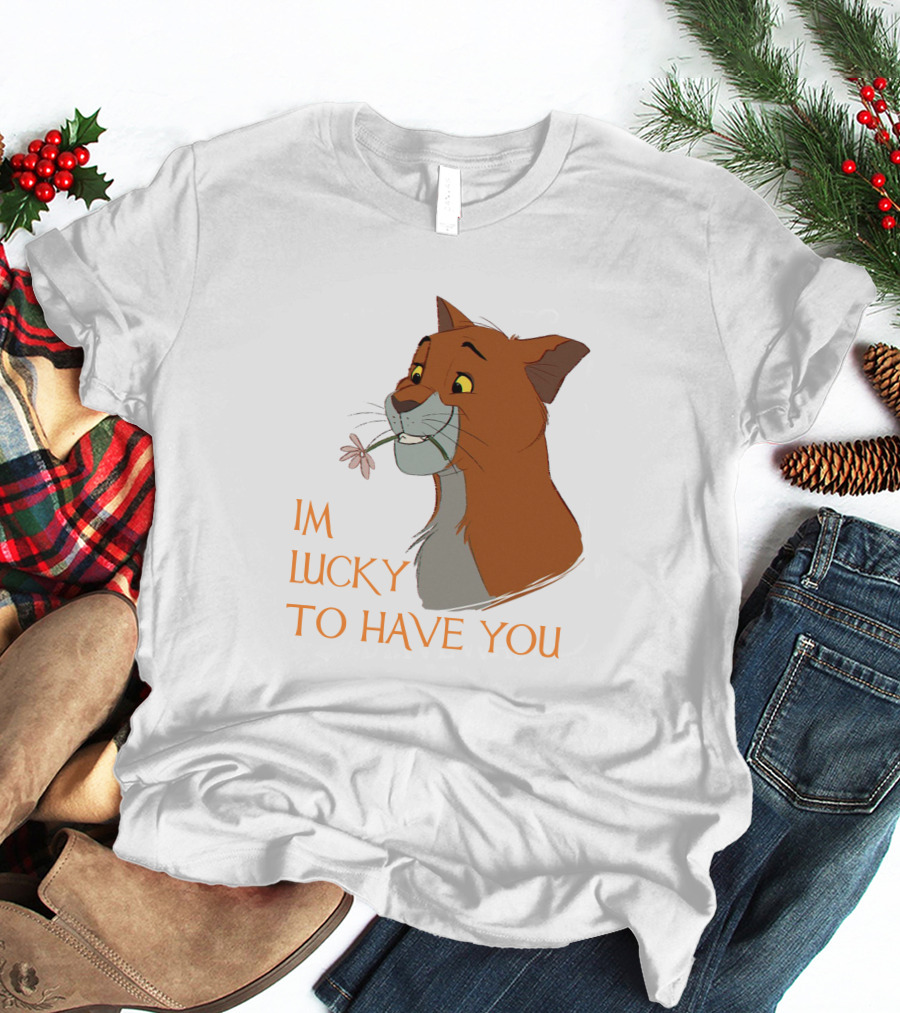 Thomas O'Malley Aristocats I'm Lucky To Have You T-Shirt