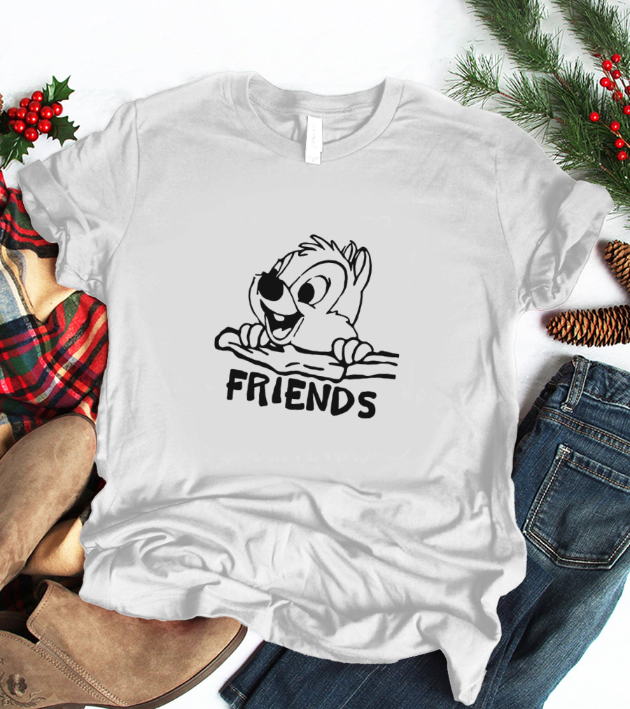 Dale Friends Chipmunk Character Image T-Shirt