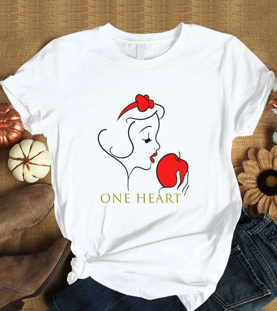 Snow White One Heart Apple T-Shirt