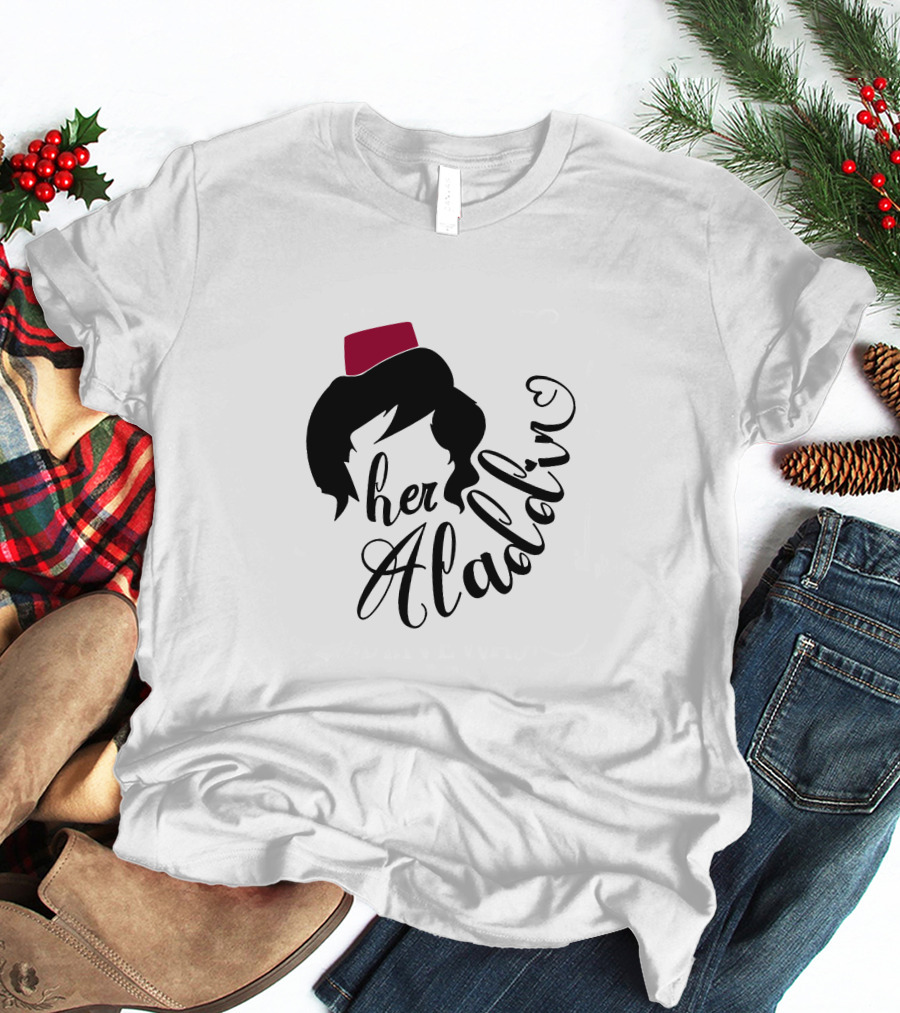 Her Aladin Iconic Silhouette Fez Hat T-Shirt