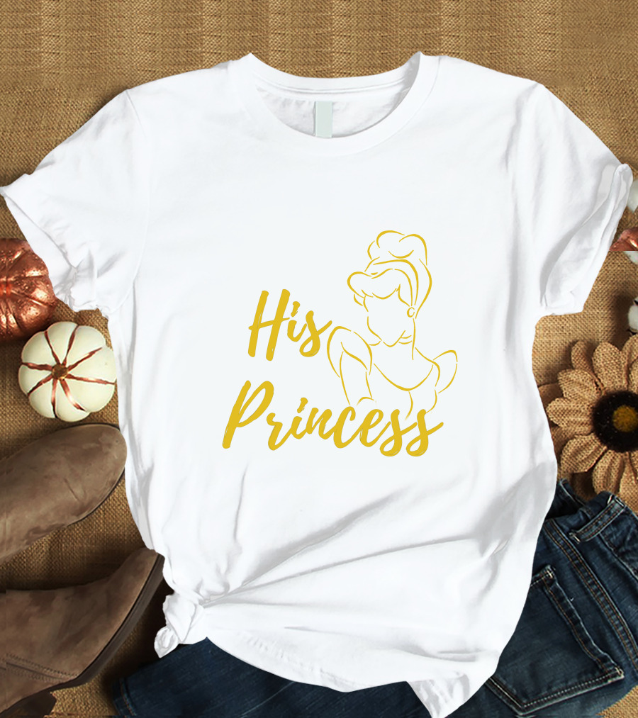 Cinderella His Princess Disney Inspired Iconic T-Shirt