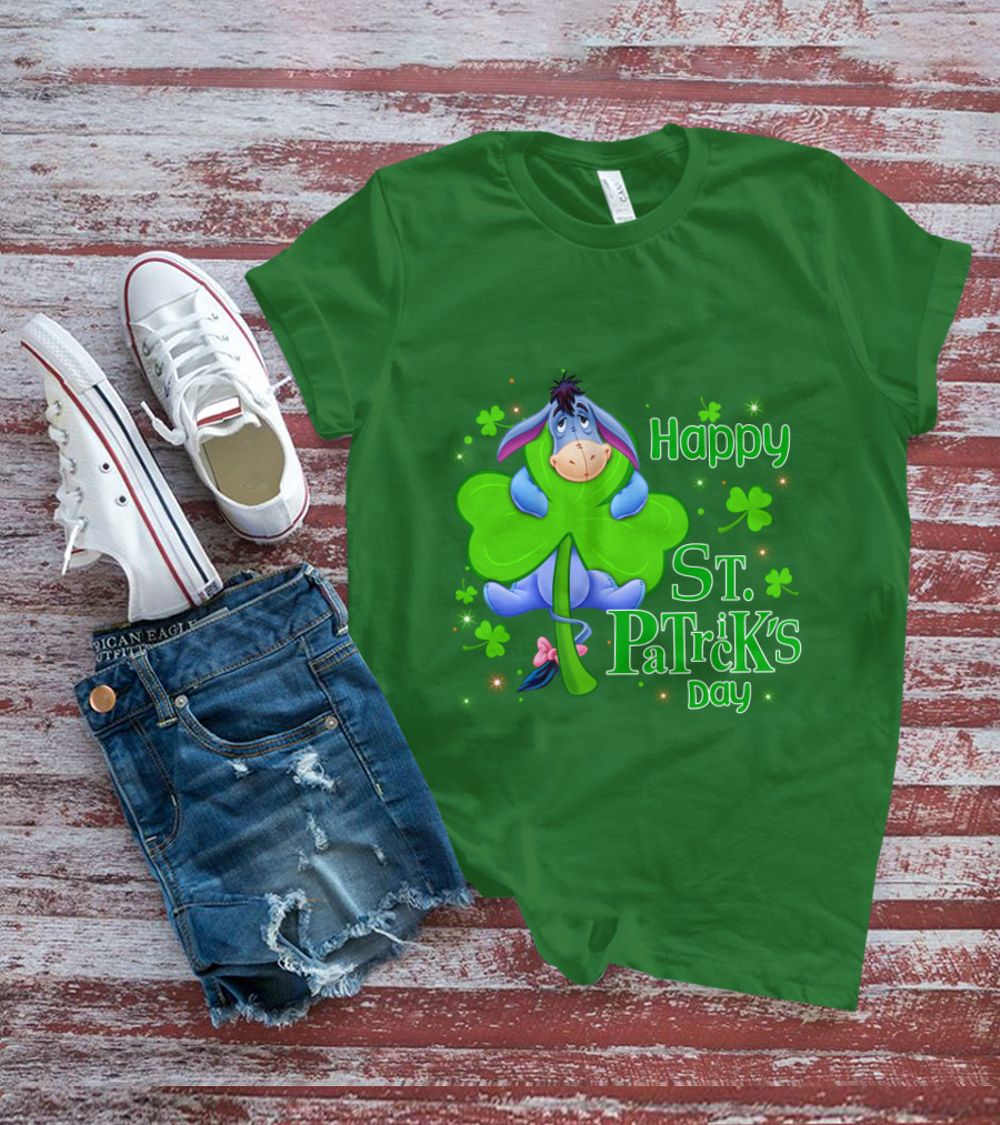 Happy Eeyore St. Patrick's Day T-Shirt