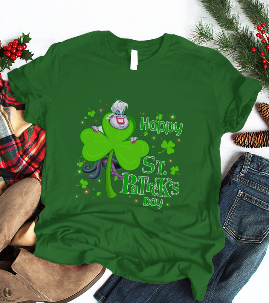 Happy St. Patrick's Day Ursula Shamrock T-Shirt