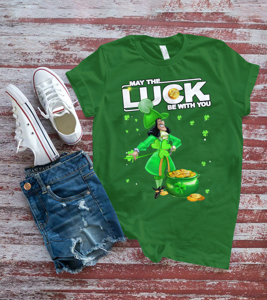 May The Luck Be With You St Patrick's Day Hook T-Shirt