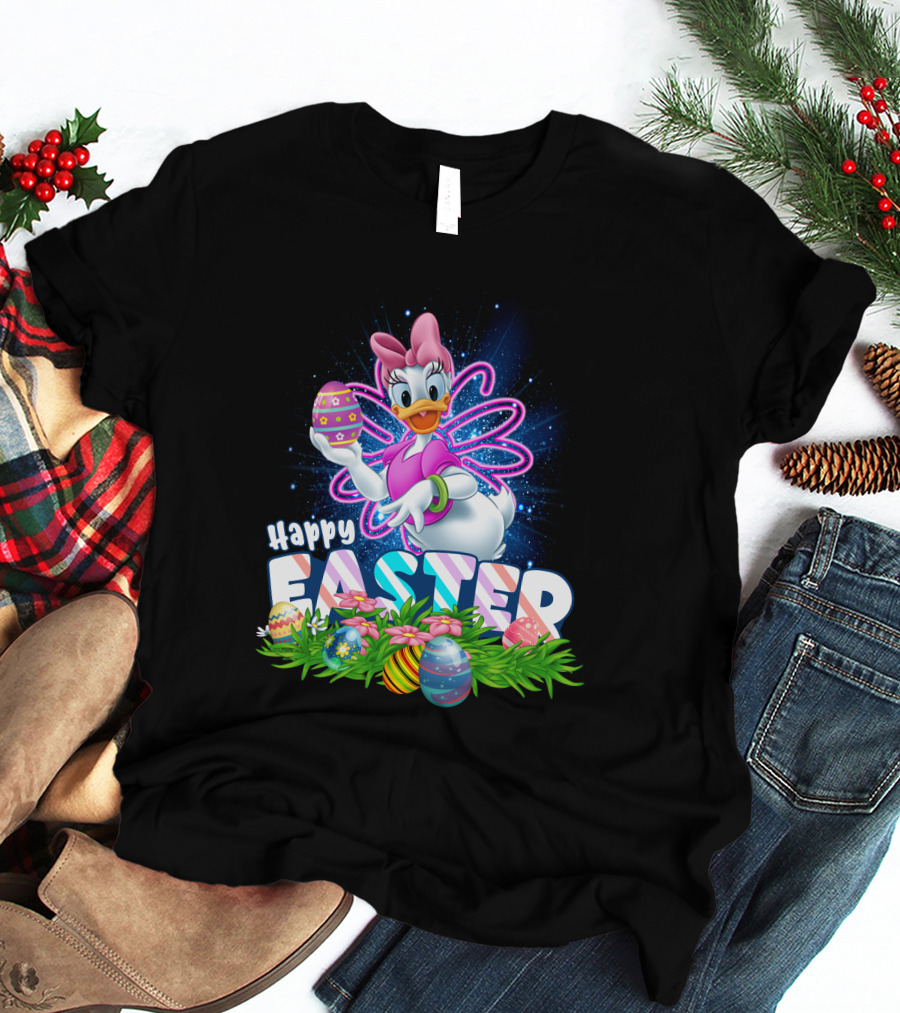 Happy Easter Daisy Duck Easter Eggs T-Shirt