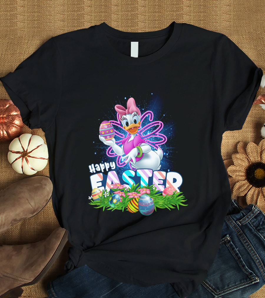 Happy Easter Daisy Duck Easter Eggs T-Shirt
